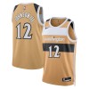 Muške NBA Dres Washington Wizards Tre Johnson III Nike 2025-26 City Edition Gold Swingman